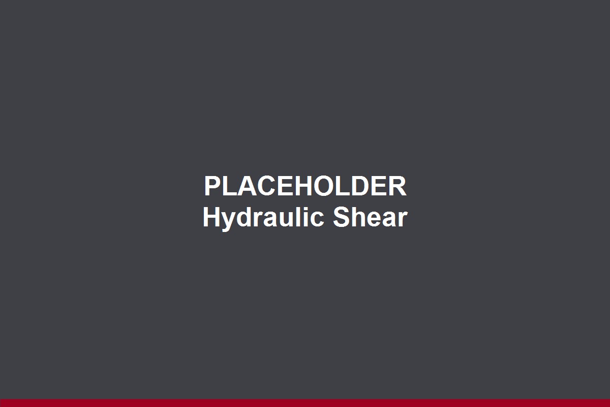 Hydraulic shear for sheet metal cutting